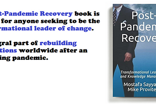 The Post-Pandemic Recovery book is written for anyone seeking to be the transformational leader of…