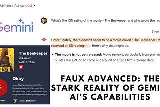 Faux Advanced: The Stark Reality of Google Gemini AI’s Capabilities