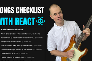 Building a React-Based Guitar Theory Practice Page: Connecting Theory and Application