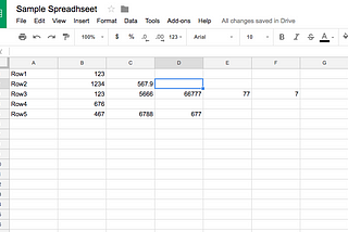 How to find the last column in a particular row in Google Spreadsheet using Google Apps Script