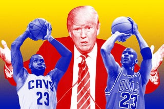 Divide and Conquer: Trump’s Attempt to Pit LeBron and Jordan Against Each Other.