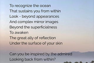 A Poem: Reflection