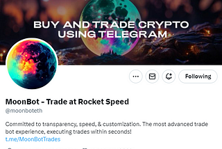 A Simple How to Guide — Using the Fastest Telegram Trading Bot