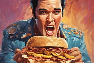 Elvis Presley Stole My Peanut Butter, Banana and Bacon Sandwich