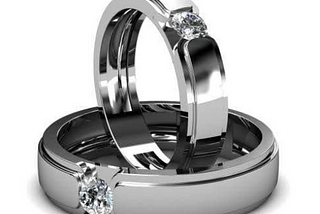Engagement rings set