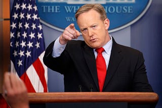 Spicer to News Outlets: “Kindly Gag on My Gaggle”