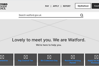 “You’re not going to have seen a Council website that looks like this before”