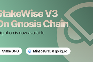 Announcing the Launch of StakeWise V3 on Gnosis Chain