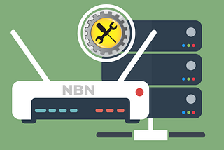 Image of NBN Modem and routers representing NBN Installation.