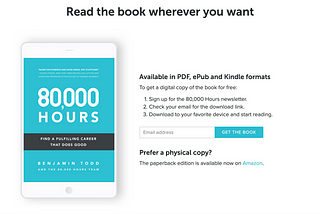 Rethink Your Career — Why The 80,000 Hours Book Will Help You Make a Bigger Social Impact