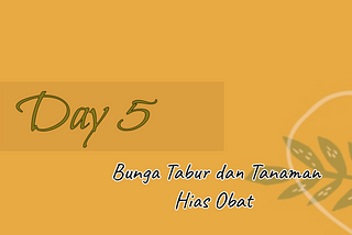 MENGENAL TANAMAN HIAS DAY-20