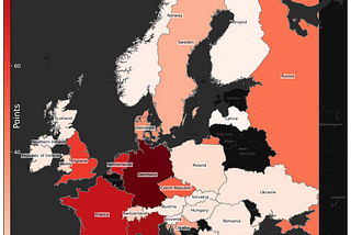 UEFA Euro 2024 Map