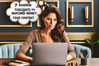 7 Random Thoughts on Making Money with Your Content