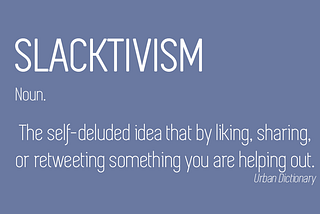 Creating the ultimate slacktivist