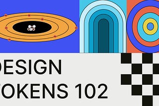 Illustration poster of my article design tokens 102.