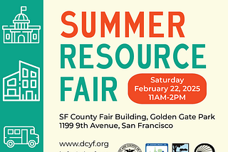 2025 San Francisco Summer Resource Fair Exhibitors: City Services