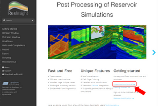 Download ResInsight and load Volve Dataset — Part III