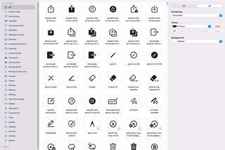 SF Symbols Changes in iOS 16.1