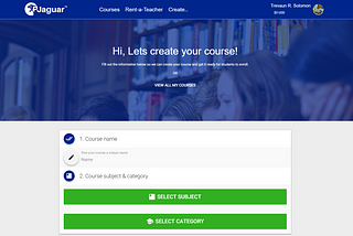 How to create a course on Project Jaguar — 7 steps