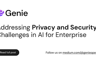 Addressing Privacy and Security Challenges in AI for Enterprise
