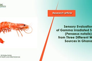 Sensory Evaluation of Gamma Irradiated Shrimp