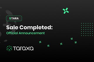 $TARA sale closed, exchange listings coming up!