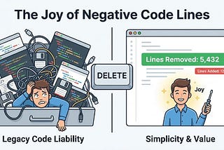 The Joy of Negative Code Lines