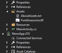 HOW TO USE FONT AWESOME ICONS IN XAMARIN FORMS
