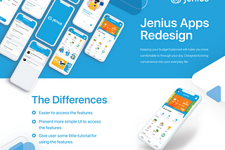 Jenius Apps Redesign