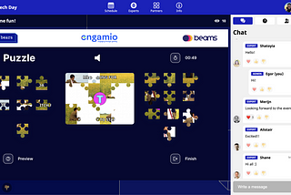 Beams, an innovative virtual event platform, partners with Engamio, a gamification solution…