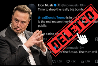 Elon DELETED All Anti-Trump Tweets