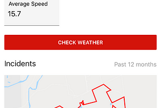 Weather predictions for your cycling route