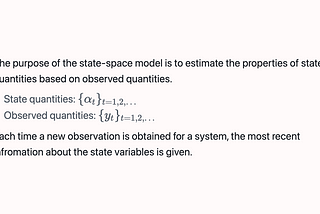 Example of Kalman Filter for Local Level Model