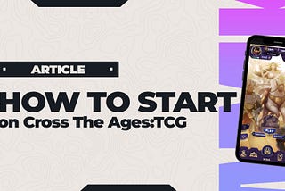 How to start — Cross The Ages