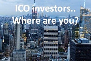 Our COO & Co-founder Vladimir Kirilenko discourses about the portrait of potential ICO investor.