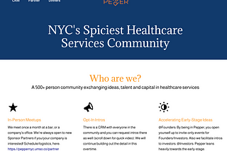 Pepper FAQ: NYC’s Spiciest Healthcare Community 🌶