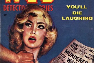 cover of old web detective magazine (attention to proofreading detail)