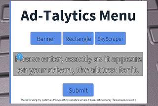 How to simultaneously track advertising statistics and add thousands of impressions to the roblox…