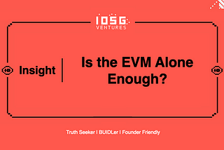 Is the EVM Alone Enough?