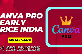 Canva Pro Yearly Price India