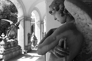 The Monteverde Angel, Oneto Tomb, Monumental Cemetery of Staglieno, Genoa