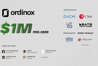 Ordinox raises $1 Million in its pre-seed round