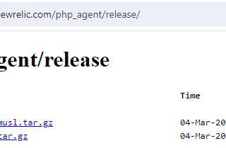 New Relic PHP APM on Kubernetes