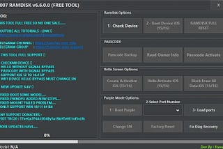 007 Ramdisk Tool V6.6 New Version 2024