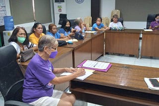 UP Students conduct PRA for Batong Malake Women’s Brigade