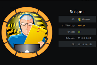 HackTheBox — Sniper Walkthrough