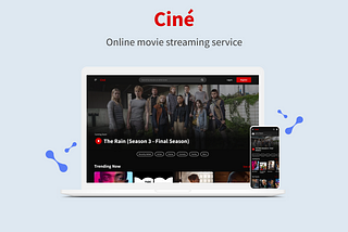 Ciné — Online movie streaming service cover.