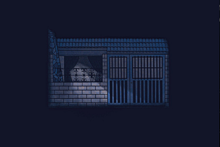 Portada del disco, hecha por Natalia García, hermana de Santiago.