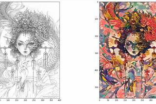 Adding Artistic Colours to Drawings with Style Transfer in PyTorch