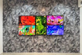 Completed Installation shot: Point7 (1), 2024